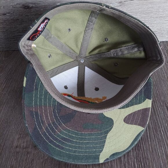 Mexico Eagle Custom Embroidered Camo Fitted Hat 7 1/8 - Picture 4 of 6